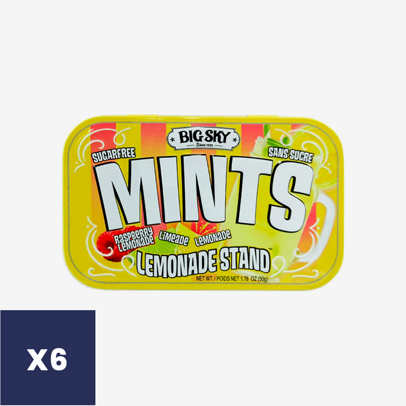Mentas Stand de Limonada Big Sky 6 x 50 g