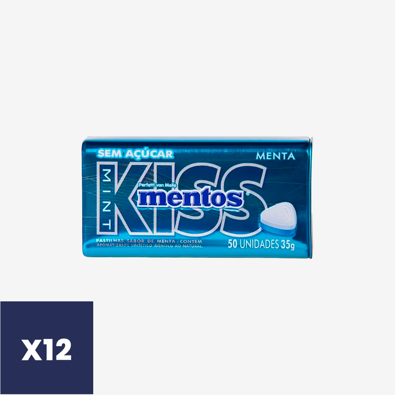 Mentas Kiss Mentos 12 un x 35 g