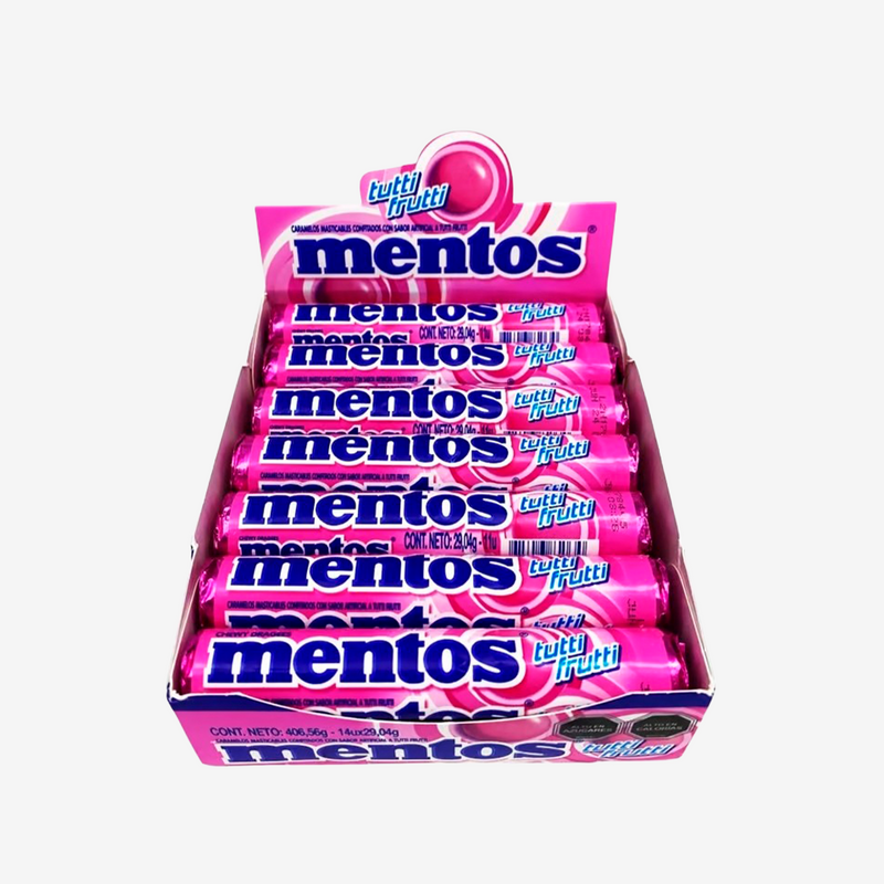 Masticables Tutti Frutti Mentos 14 un x 29,5 g