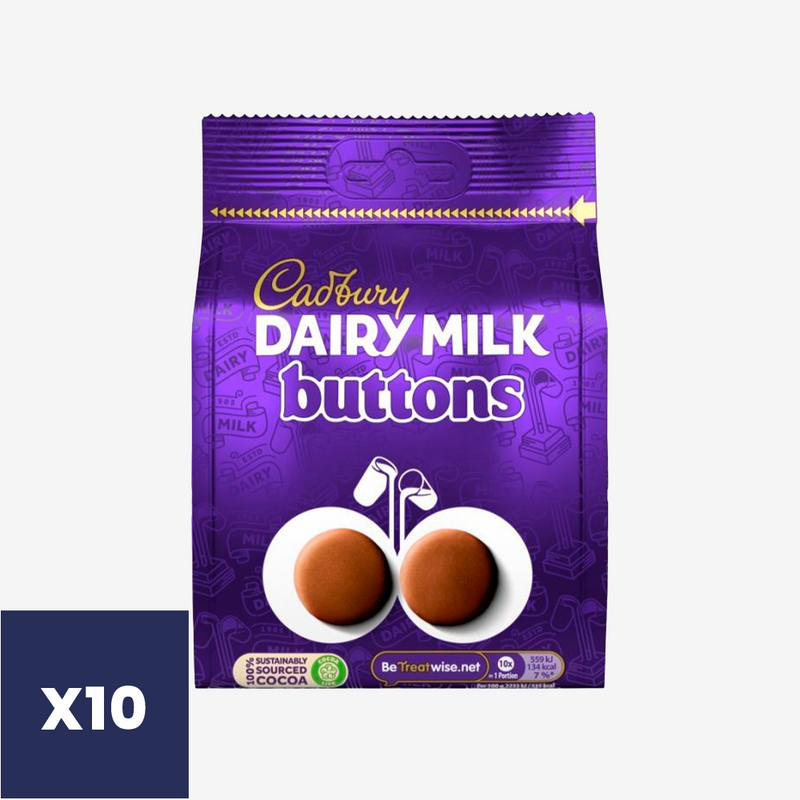 Chocolates Giant Buttons Cadbury 10 x 85 g