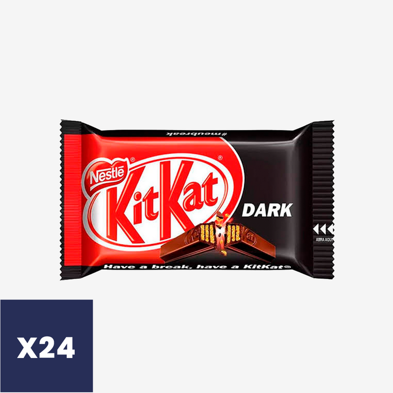 Chocolate Negro 4 Fingers Kit Kat 24 un x 41.5 g