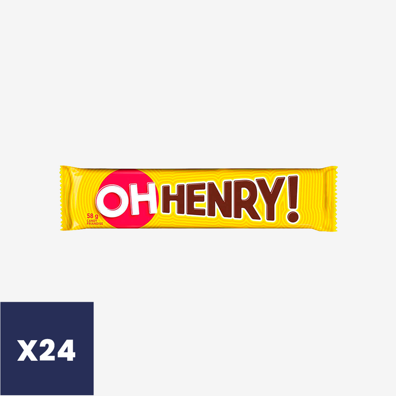 Barras de Chocolate Oh Henry! 24 un x 58 g