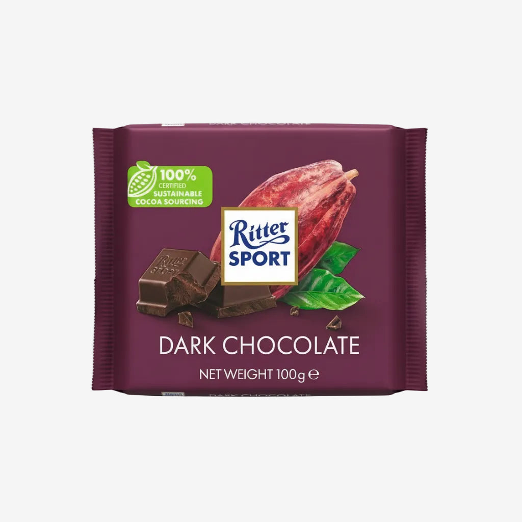 Barra Chocolate Amargo Ritter Sport 100 g