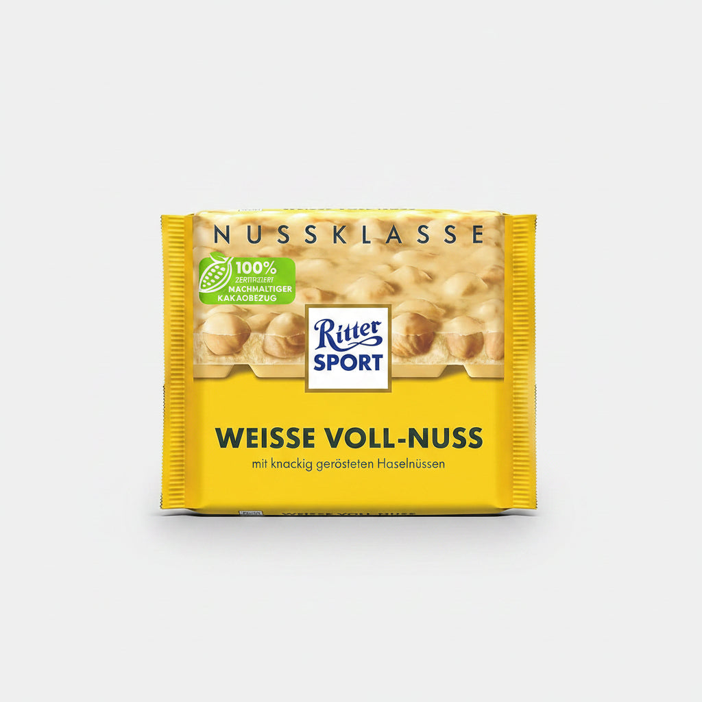 Barra Chocolate Blanco Avellanas Ritter Sport 100 g