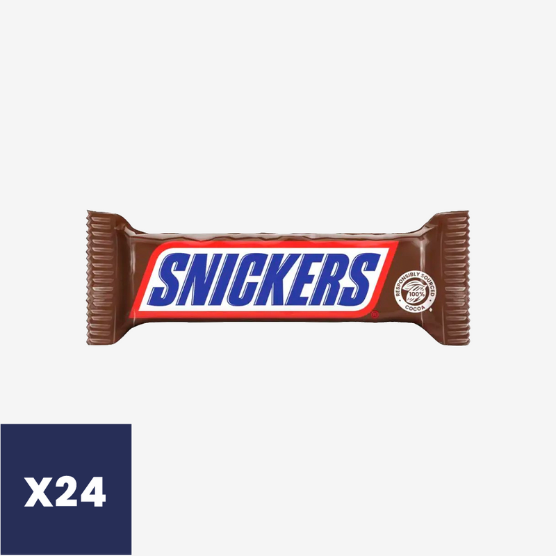 Barras de Chocolate Export Snickers 24 un x 50 g