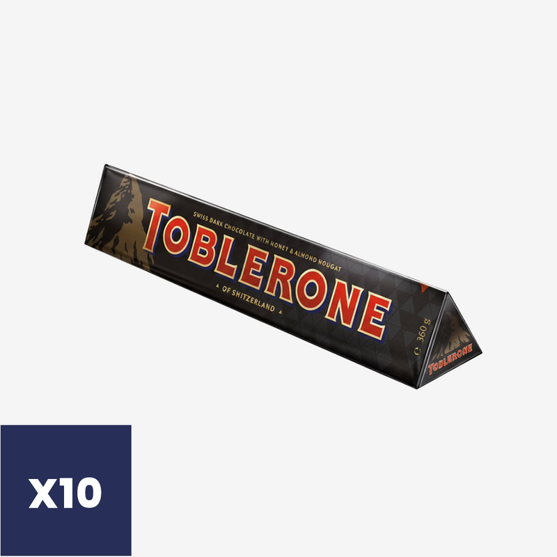 Chocolate Amargo Toblerone 10 x 360 g