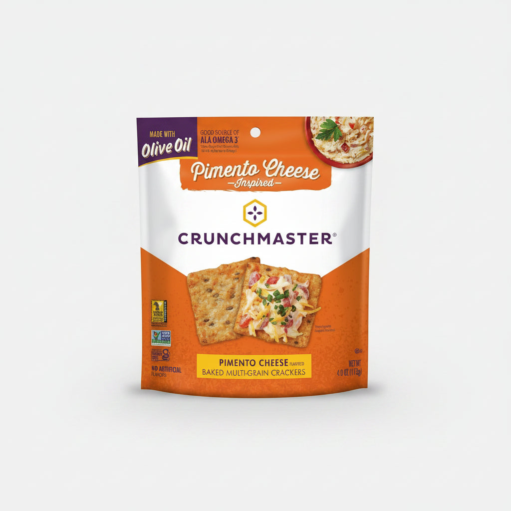 Galletas Queso y Pimiento Crunchmaster 113 g