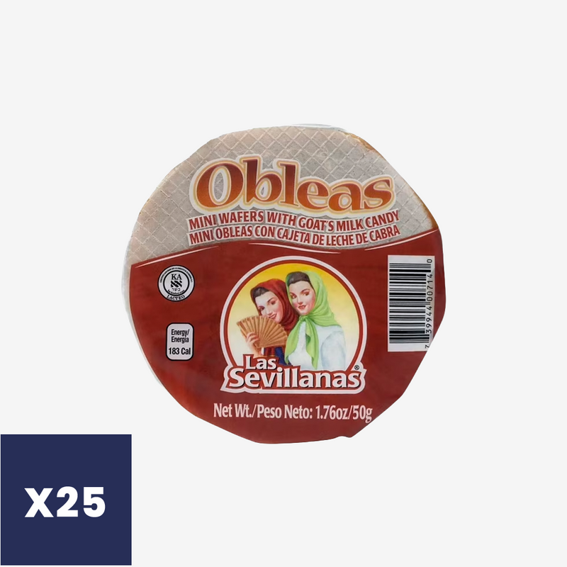 Obleas Las Sevillanas 25 un x 50 g