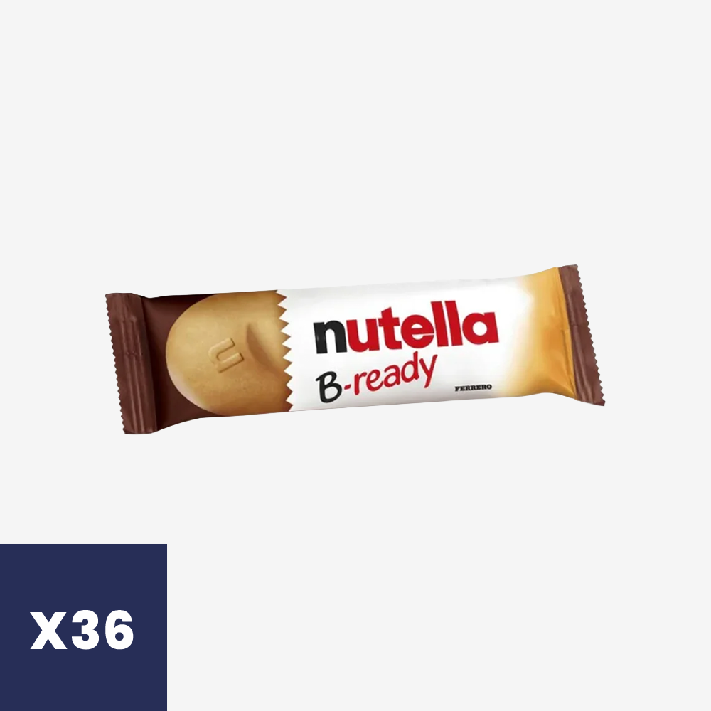 Obleas B-Ready Nutella 36 x 22 g
