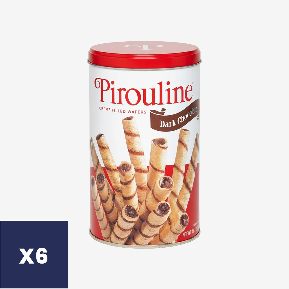 Obleas Rellenas de Chocolate Negro Pirouline 6 x 400 g