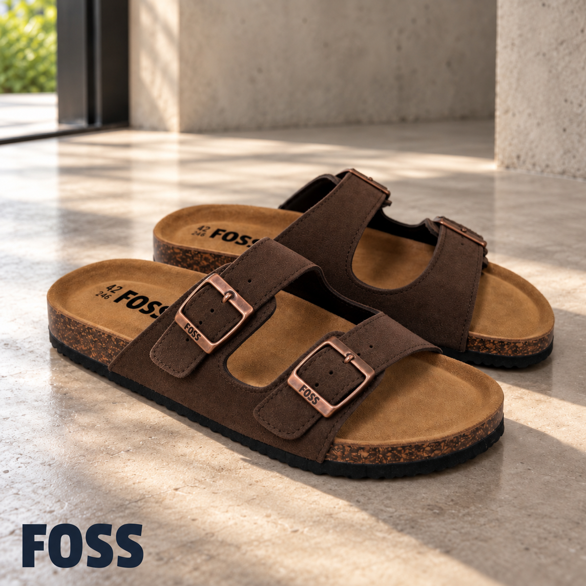 Sandalia Hombre Blake Café Foss 1 un