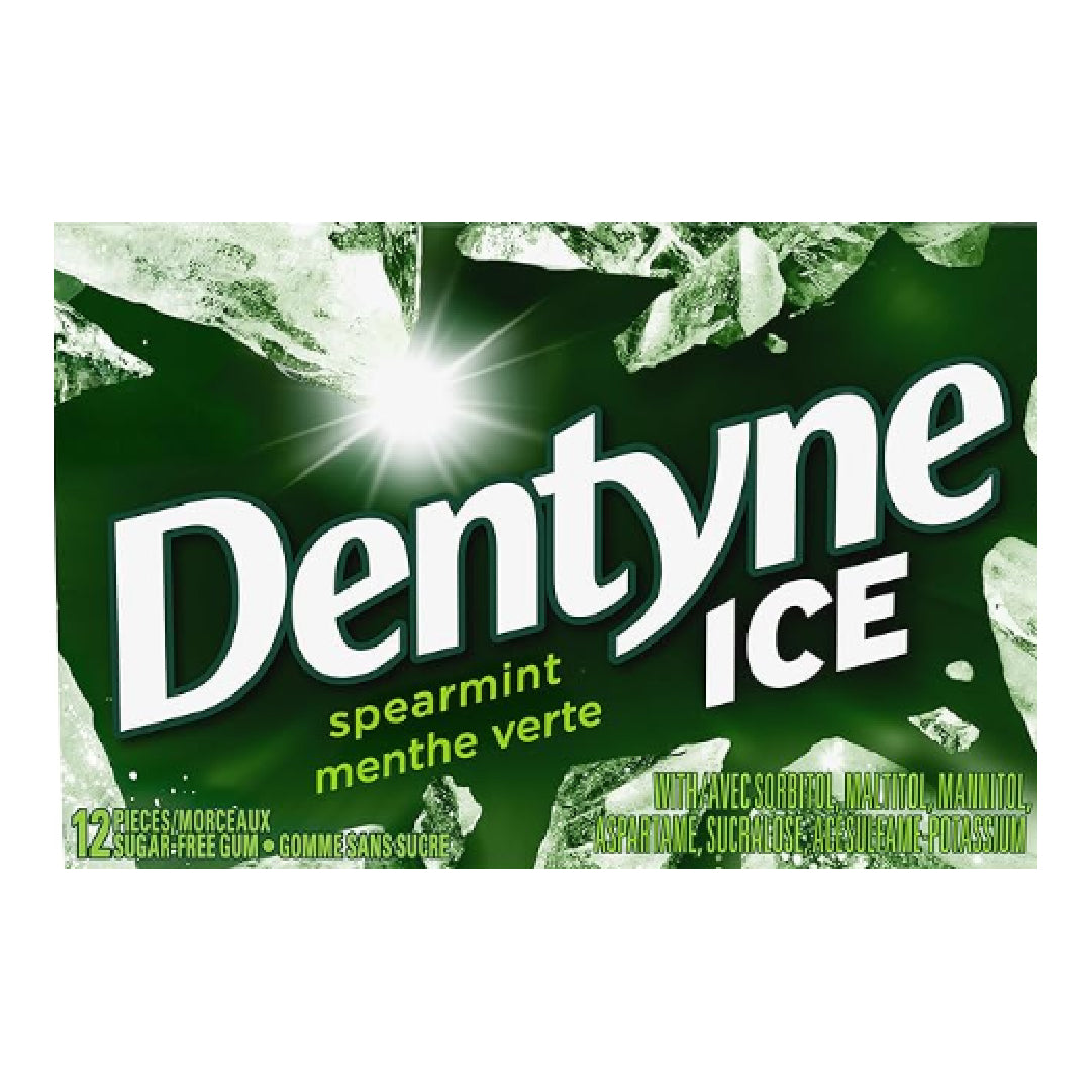 Chicles Ice sin Azúcar Spearmint Dentyne 12 un