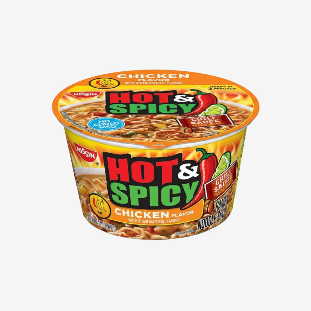 Sopa Ramen Sabor Pollo muy Picante Nissin 94 g