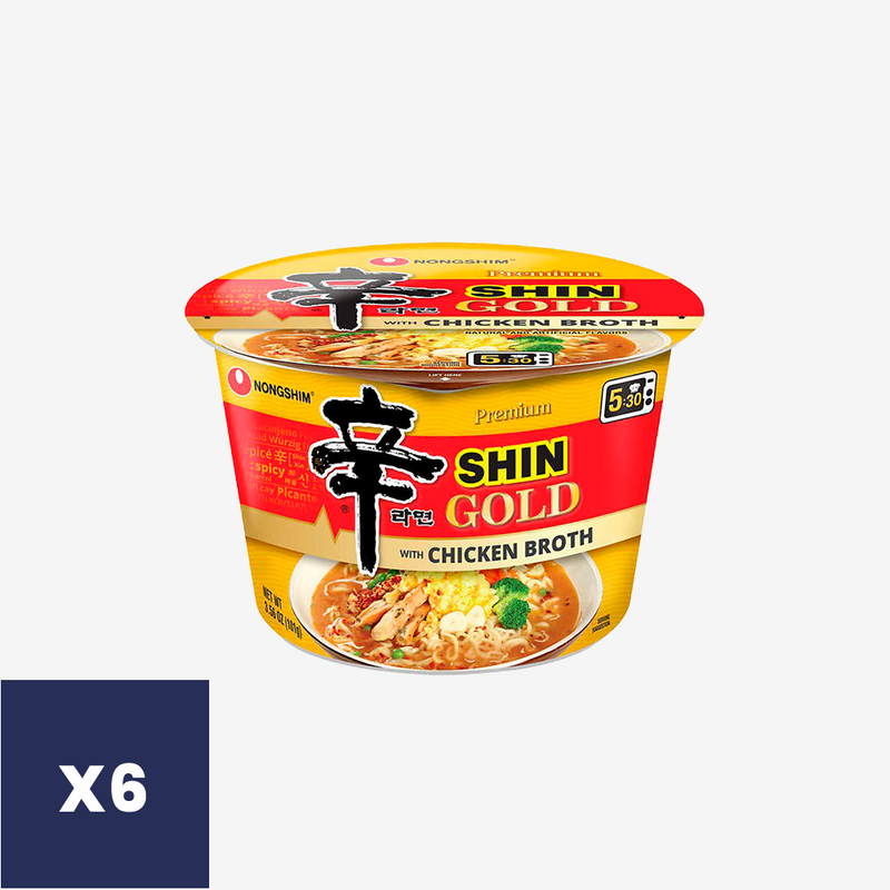 Sopas Fideos Gold Ramyun NongShim 6 un x 101 g