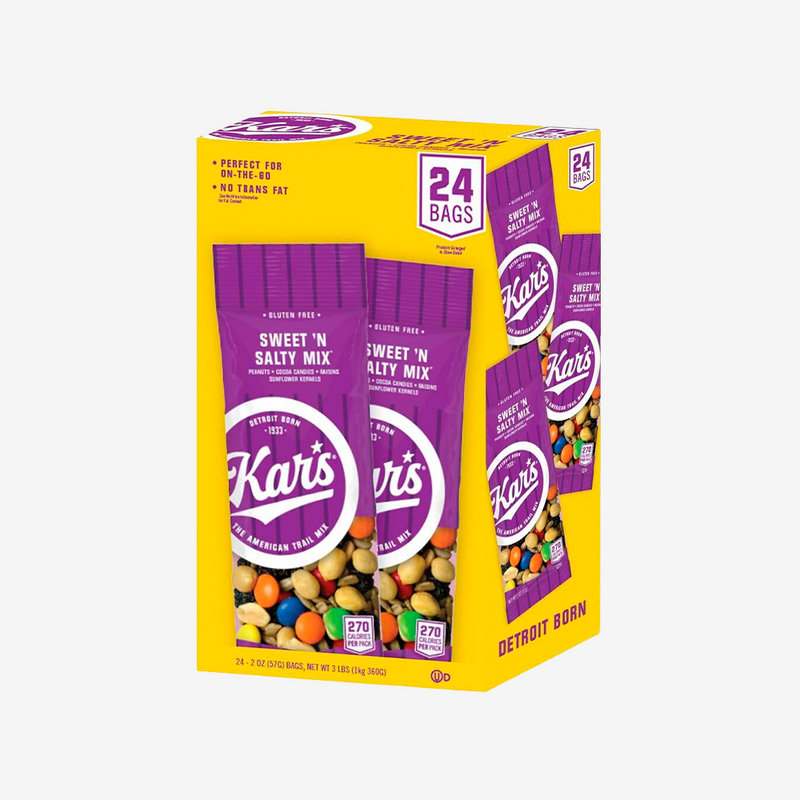 Trail Mix Dulce y Salado Kar's 24 un x 57 g