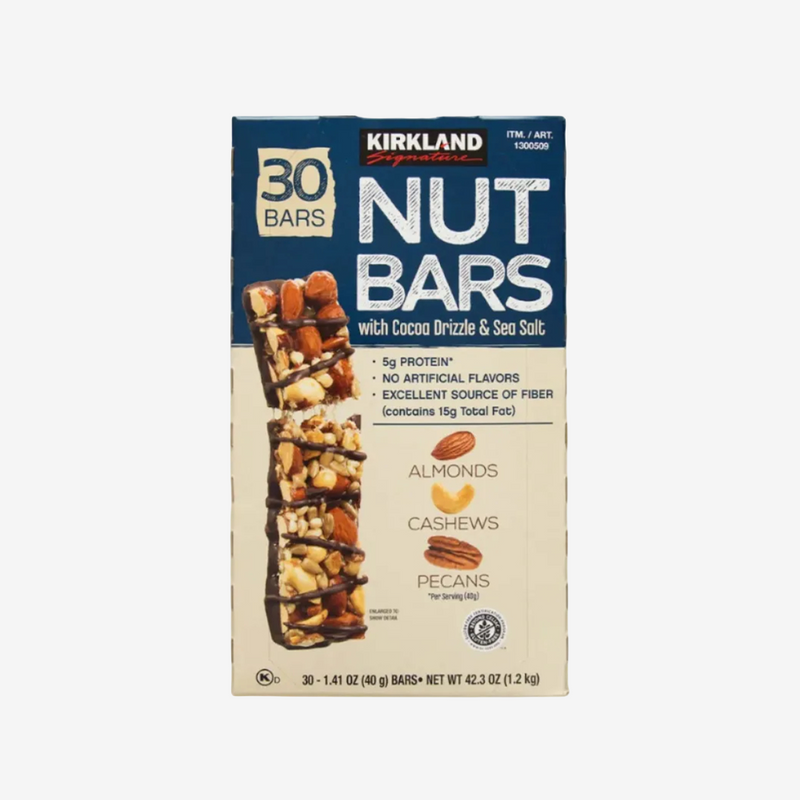Barritas de Frutos Secos Kirkland 30 un x 40 g