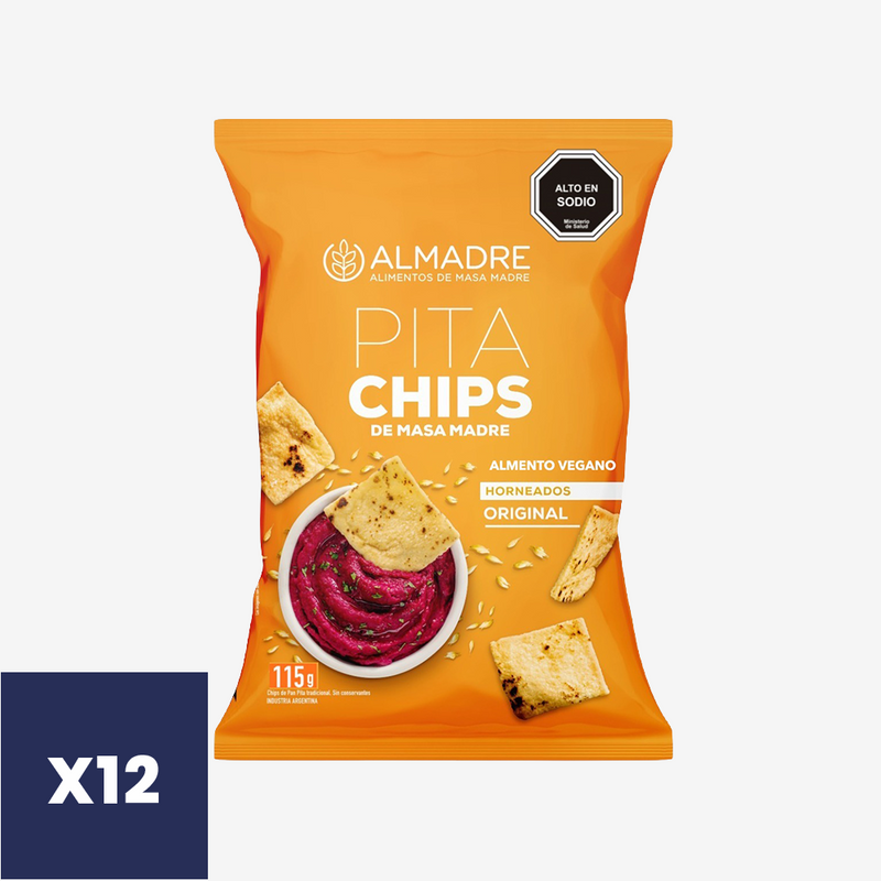 Pita Chips original Almadre 12 x 115 g