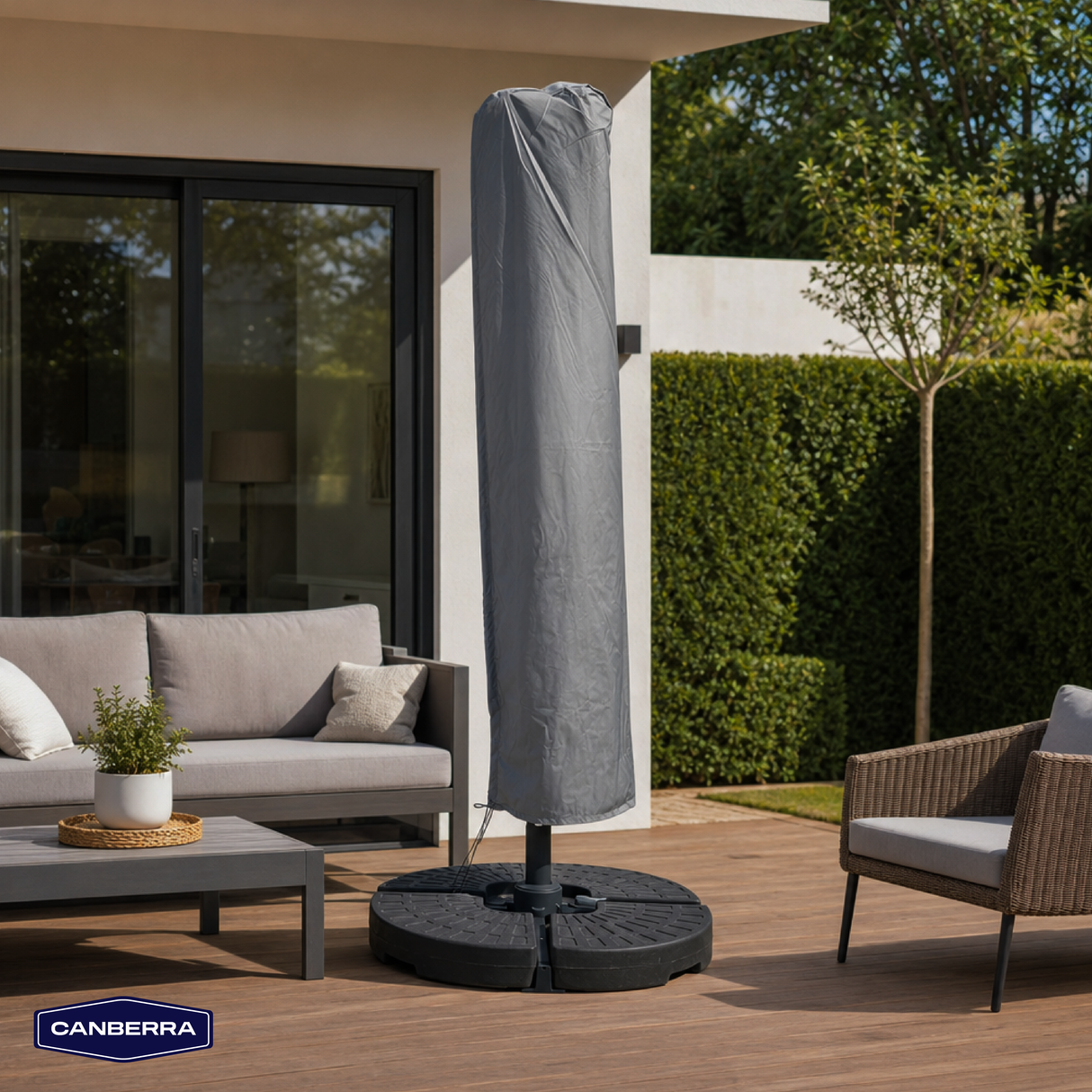 Funda Quitasol de Terraza Cuadrado Santorini 3M Canberra 1 un
