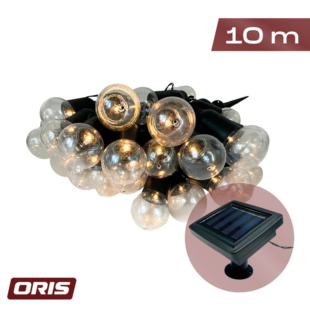 Guirnalda Decorativa Solar 40 LED 10m Oris 1 un