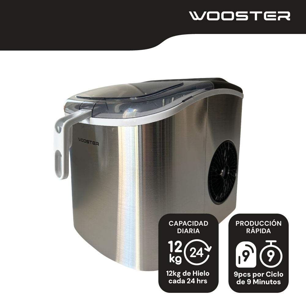 Máquina para hacer Hielo con Canasto Wooster 1 un