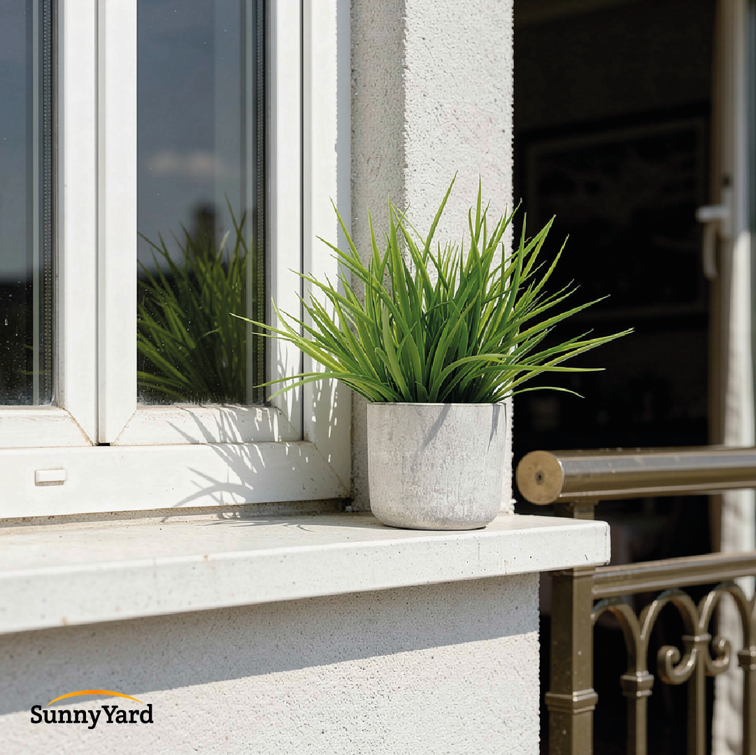 Hierba Artificial con Macetero SunnyYard 1 un