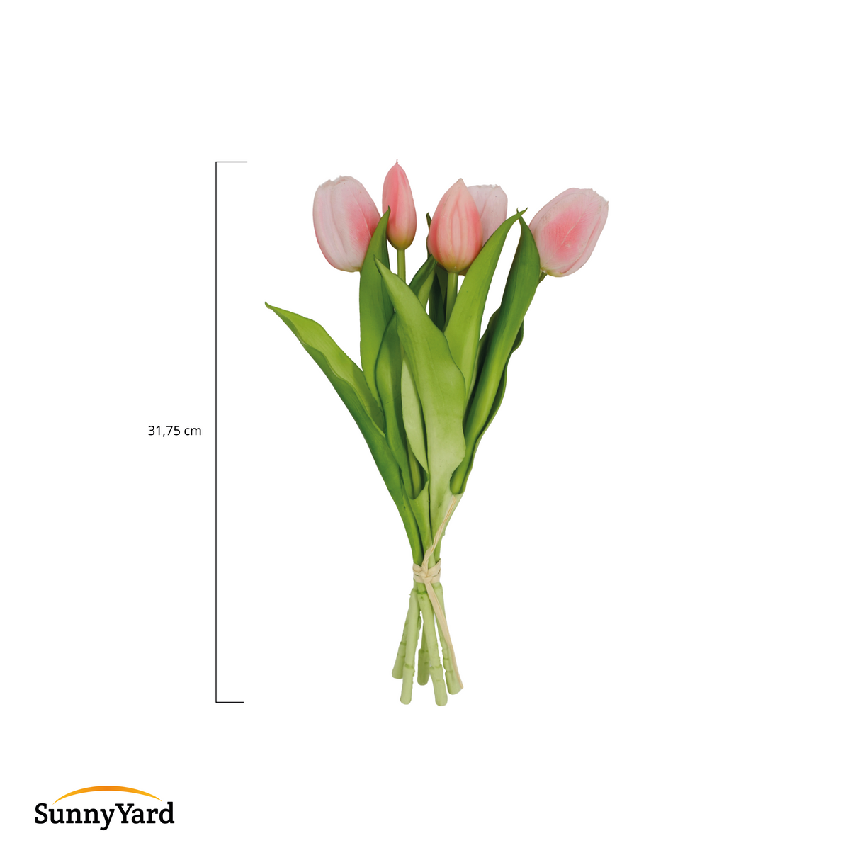 Ramo de Tulipán Pink Artificial SunnyYard 1 un
