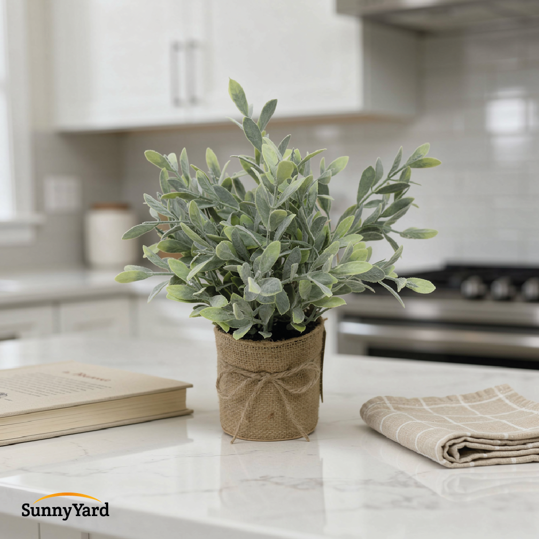 Salvia Artificial con Macetero SunnyYard 1 un