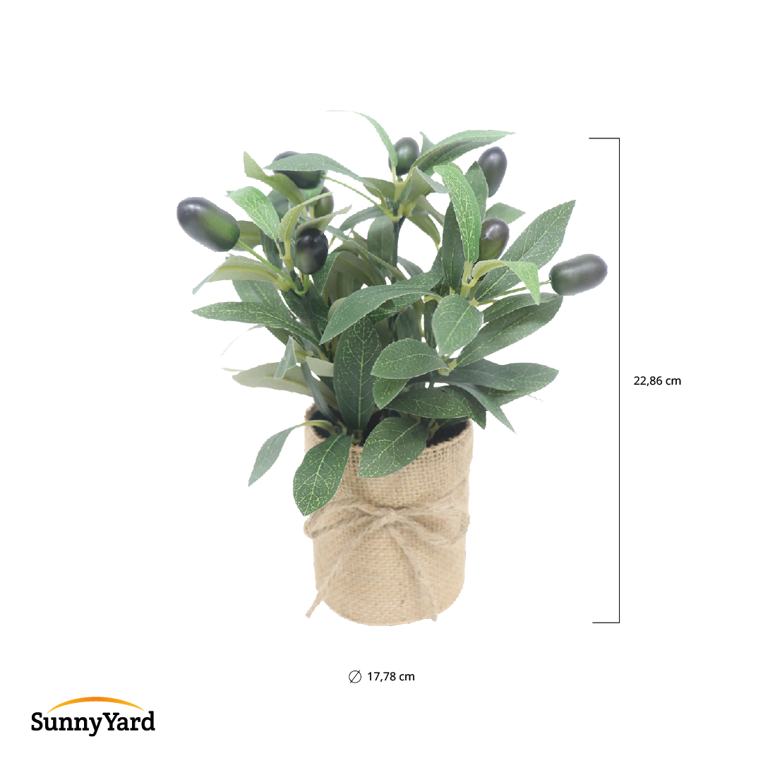 Olivo Artificial con Macetero SunnyYard 1 un