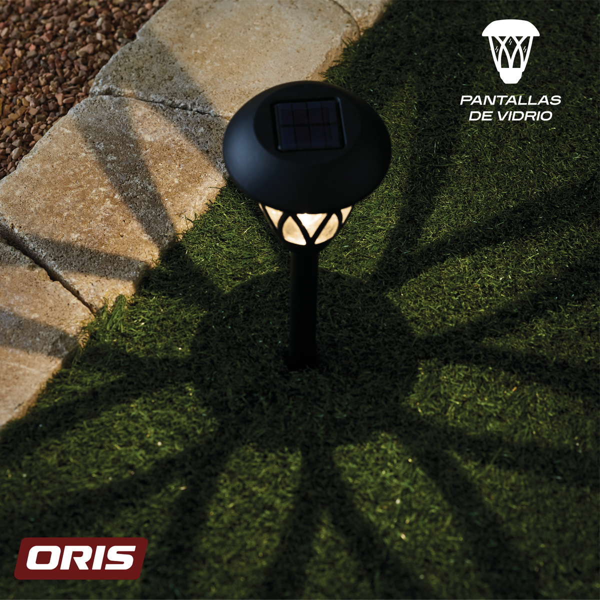 Set 4 Luces Solares Estaca Jardín 8 Lúmenes 1 un