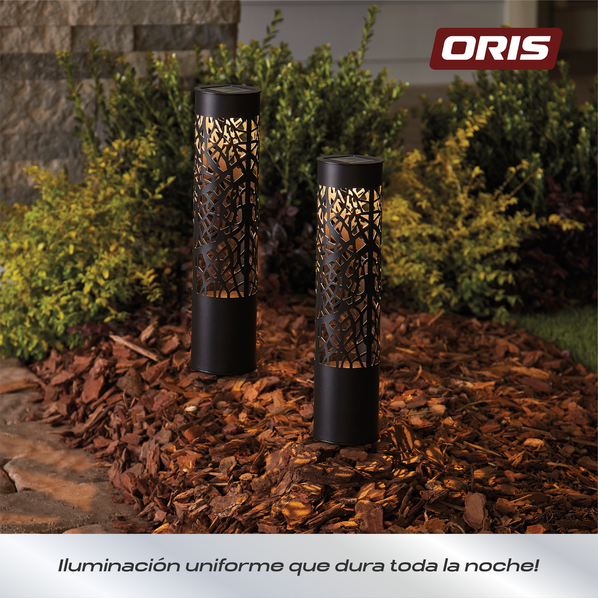 Set 2 Luces Solares Estaca Decorativa 10 Lúmenes 1 un
