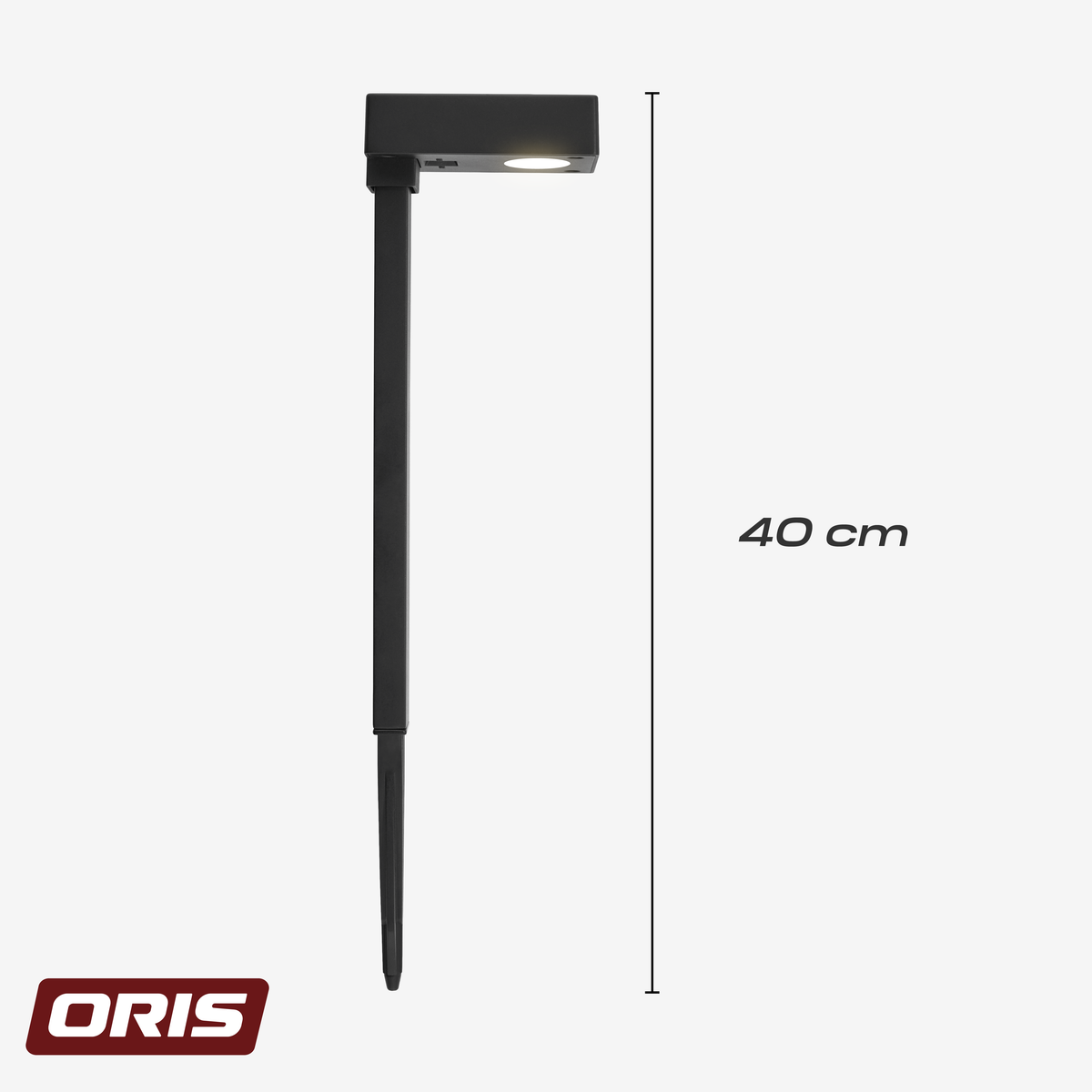 Set 4 Luces Solares Estaca Cuadrada 15 Lúmenes 1 un