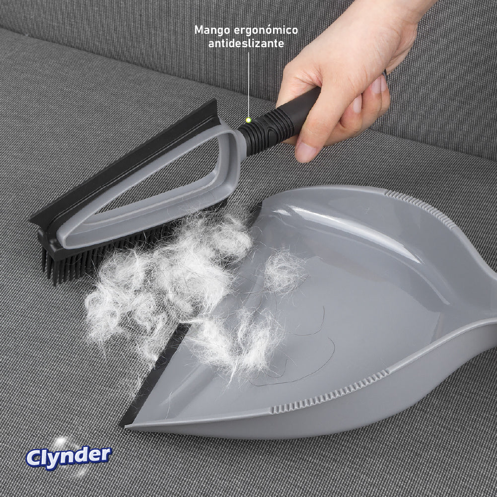 Set Pala y Cepillo 2 en 1 Gris Clynder 1 un