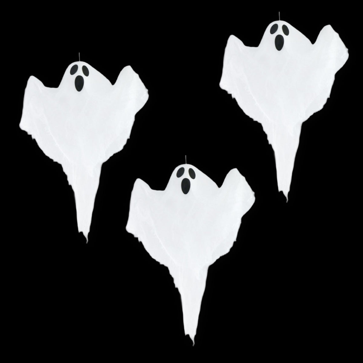 Fantasmas colgantes 80cm paquete de 3 1 un