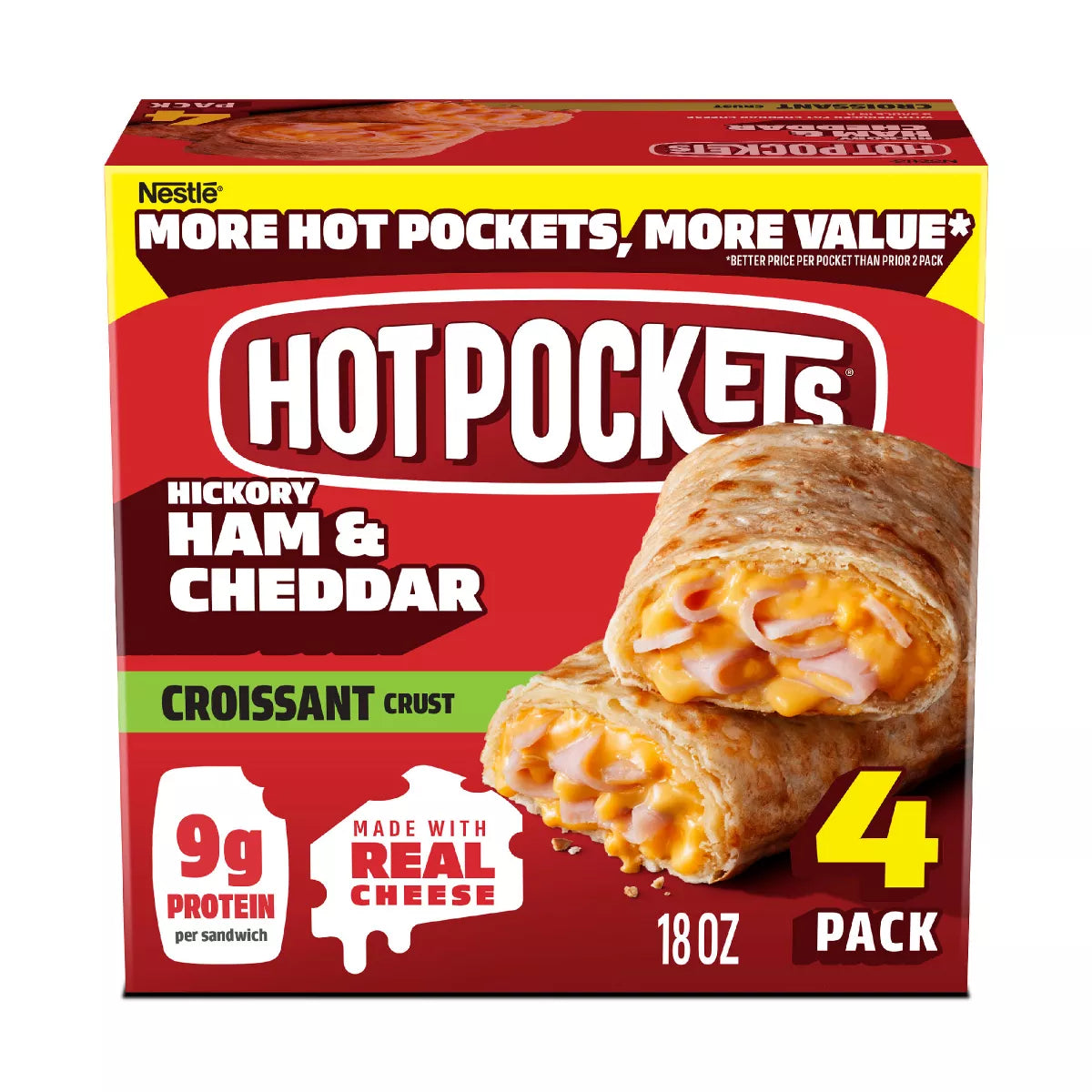 HotPocket Croissant Crust Jamón Queso Nestle 510 g
