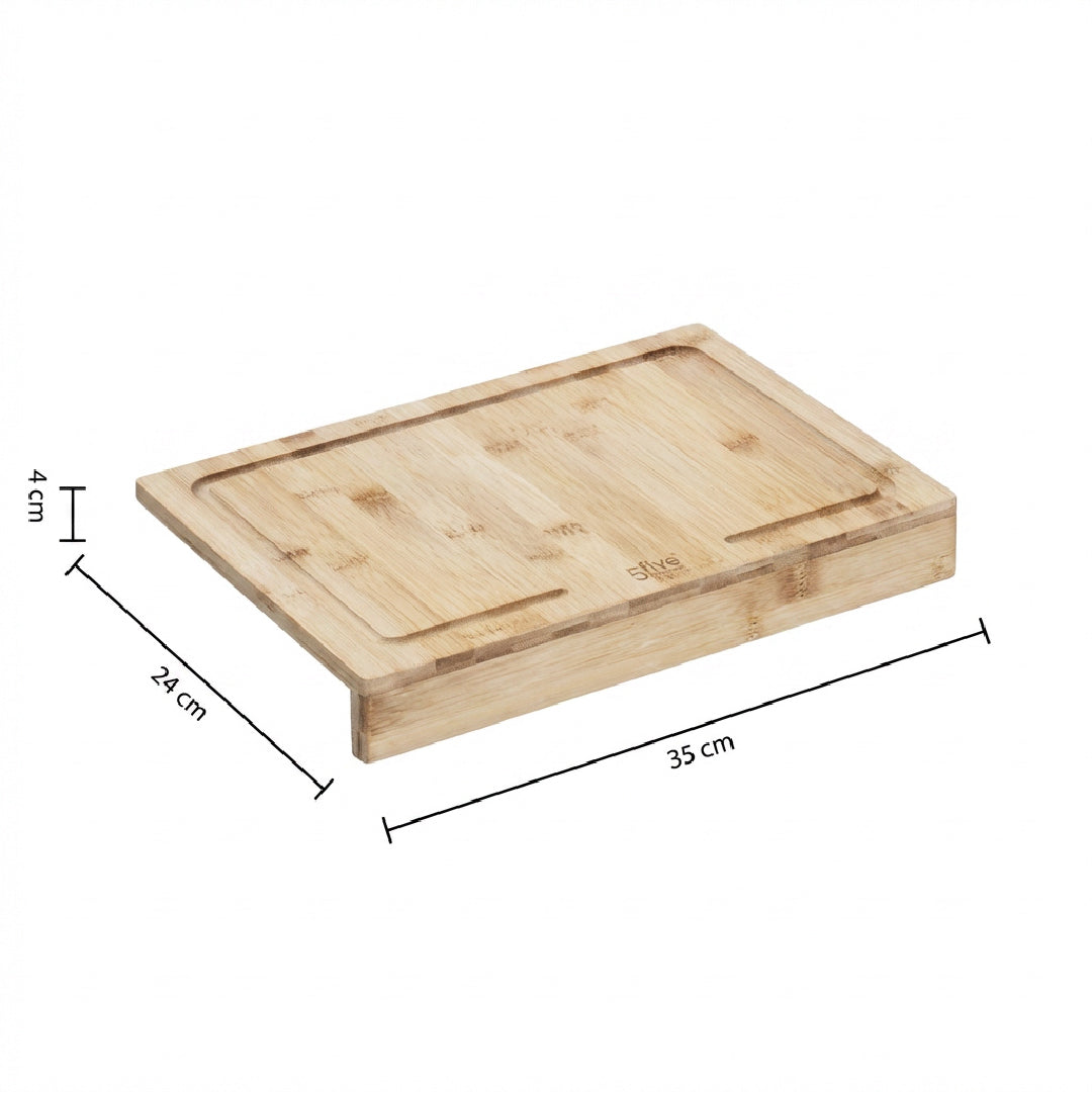Tabla de Cortar Bambú Reborde 35 x 24 cm 5 Five 1 un