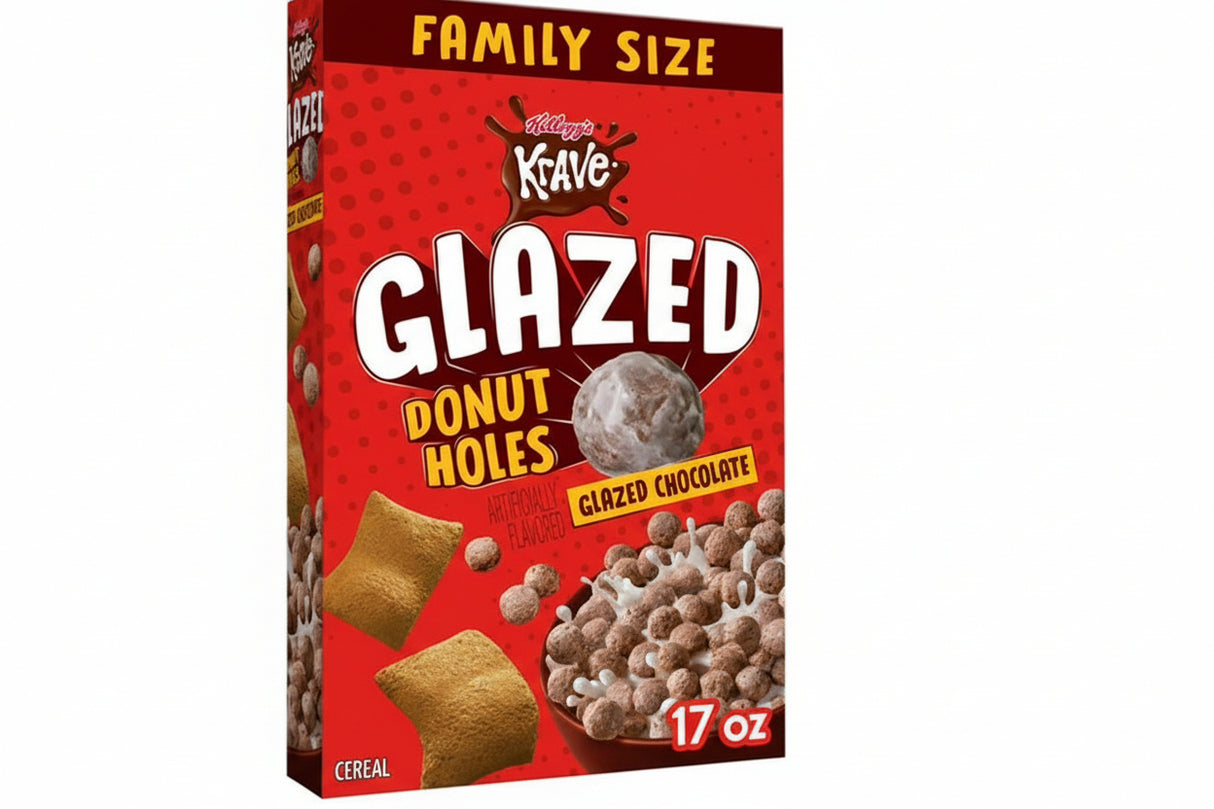 Cereal Krave Donut Holes Glaseadas Kellogg's 482 g