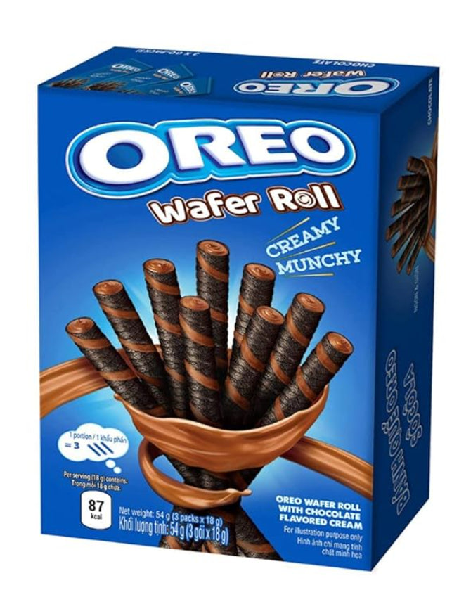 Oblea Rollito Chocolate Oreo 54 g