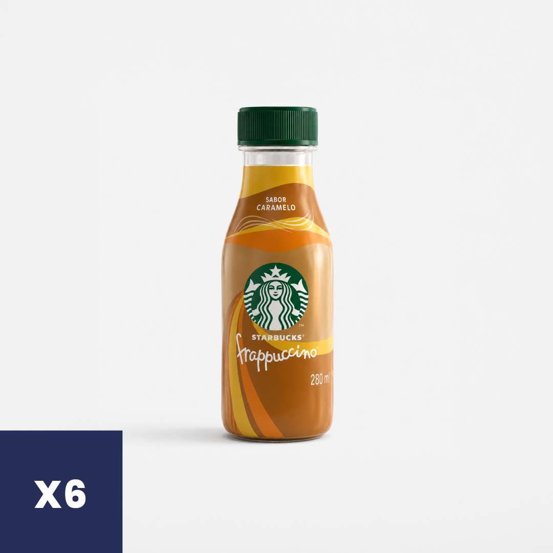 Cafe Frappuccino Caramelo Starbucks 6 x 280 ml
