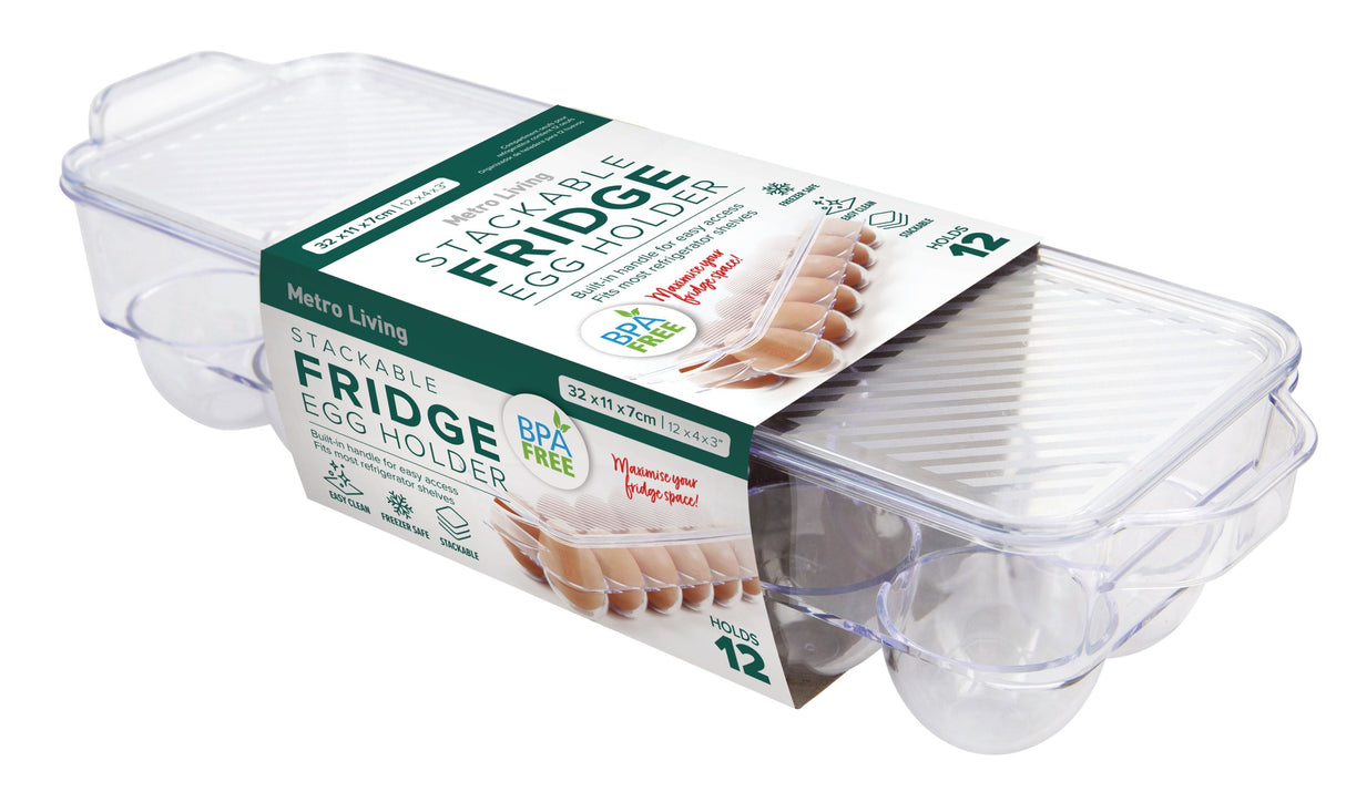Organizador de Huevos para Refrigerador 12 unidades 31 x 11 x 7 cm 1 un