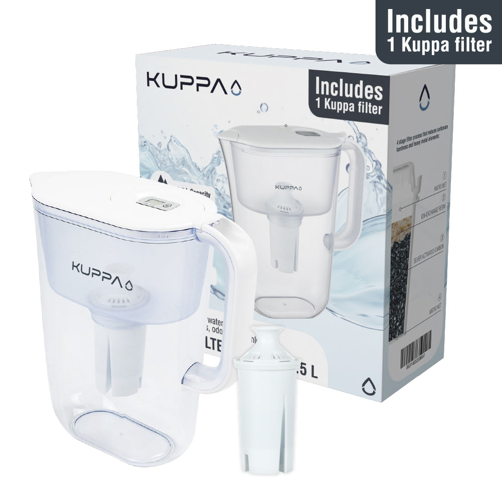 Jarro Agua 2.5 L Blanco Kuppa 1 un