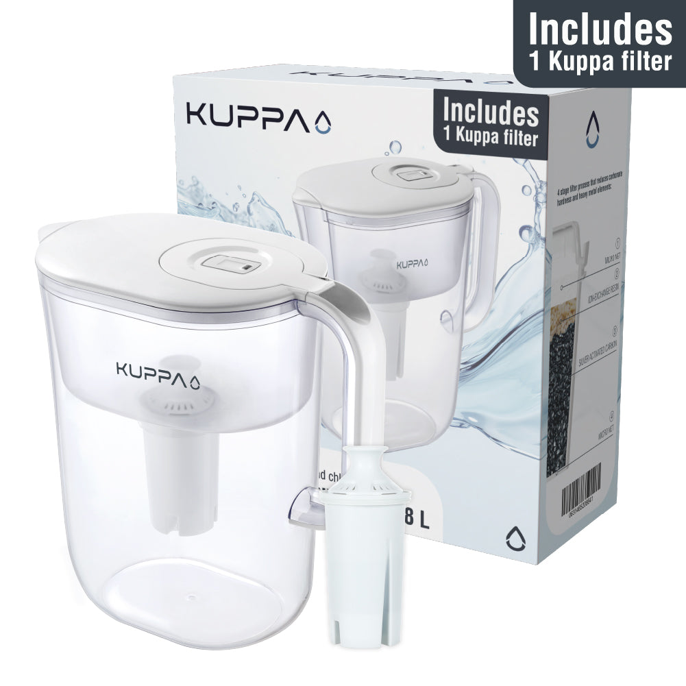Jarro Agua 3.8 L Blanco Kuppa 1 un