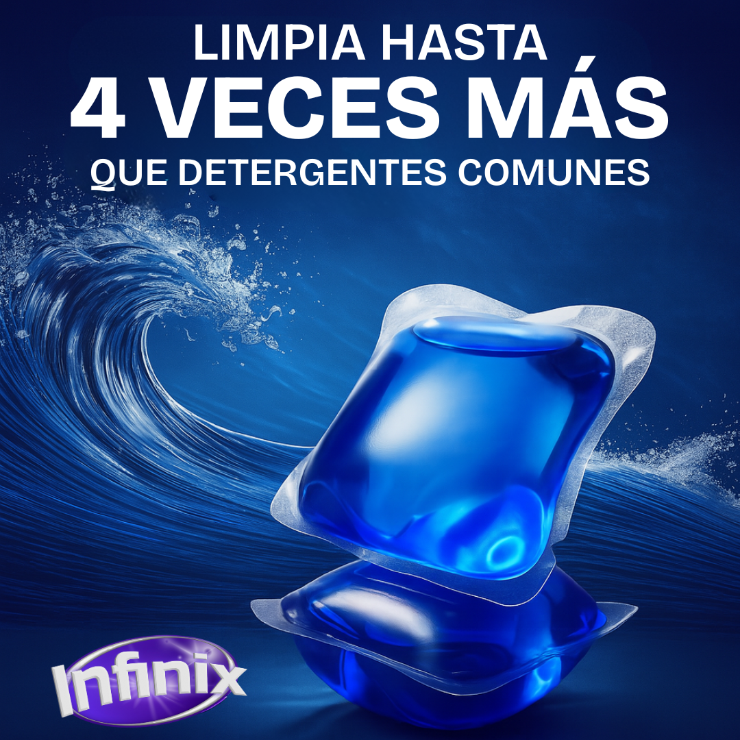 Detergente en Cápsulas Infinix 75 Pods