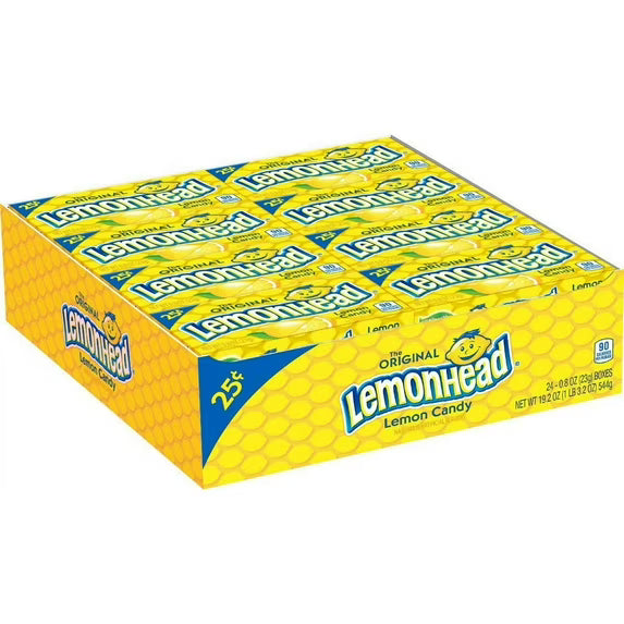 Caramelo Duro Limón Lemonhead 24 x 23 g