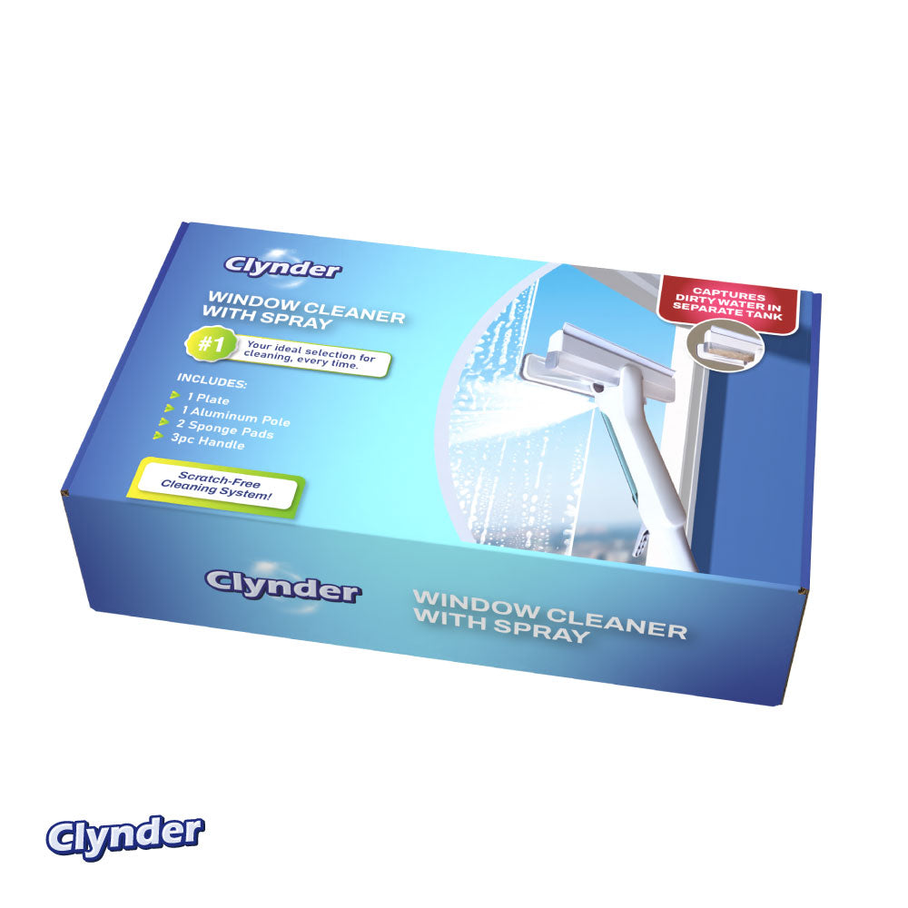 Limpia Vidrios con Aspersor con Repuesto Clynder 1 un