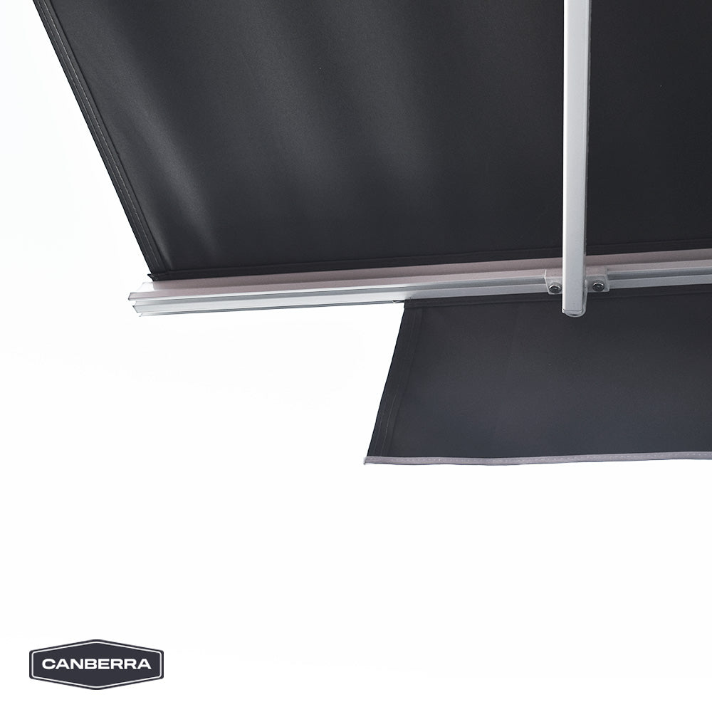 Toldo Retráctil 4 x 2.5 m Gray Canberra