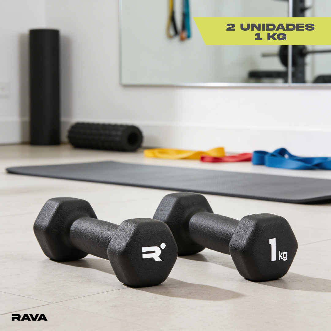 Set de 2 Mancuernas Dumbbell 1kg Rava 1 un