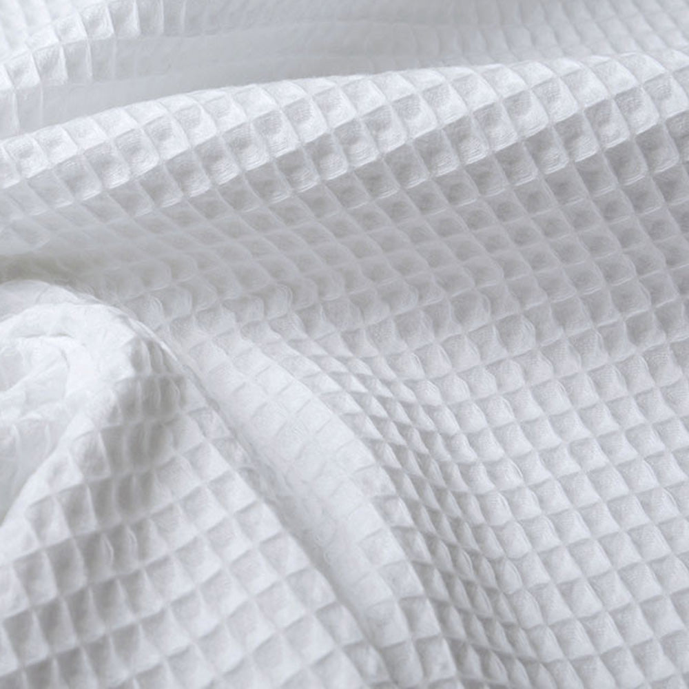 Cortina Baño Waffle Sistema 3 en 1 sin Ganchos 180 x 183 cm White Home Logics 1 un