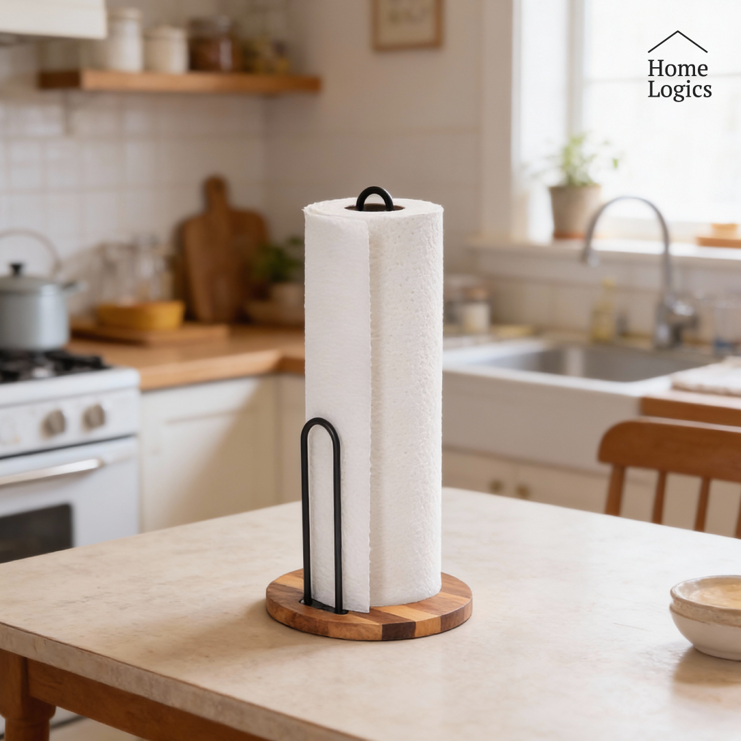 Portarollos Papel de Cocina Acacia Home Logics 1 un