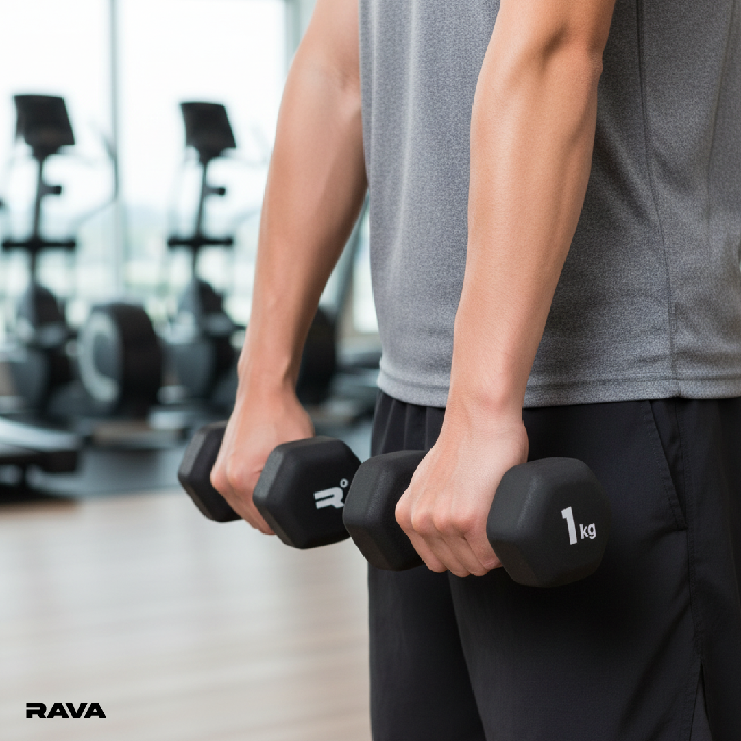 Set de 2 Mancuernas Dumbbell 1kg Rava 1 un