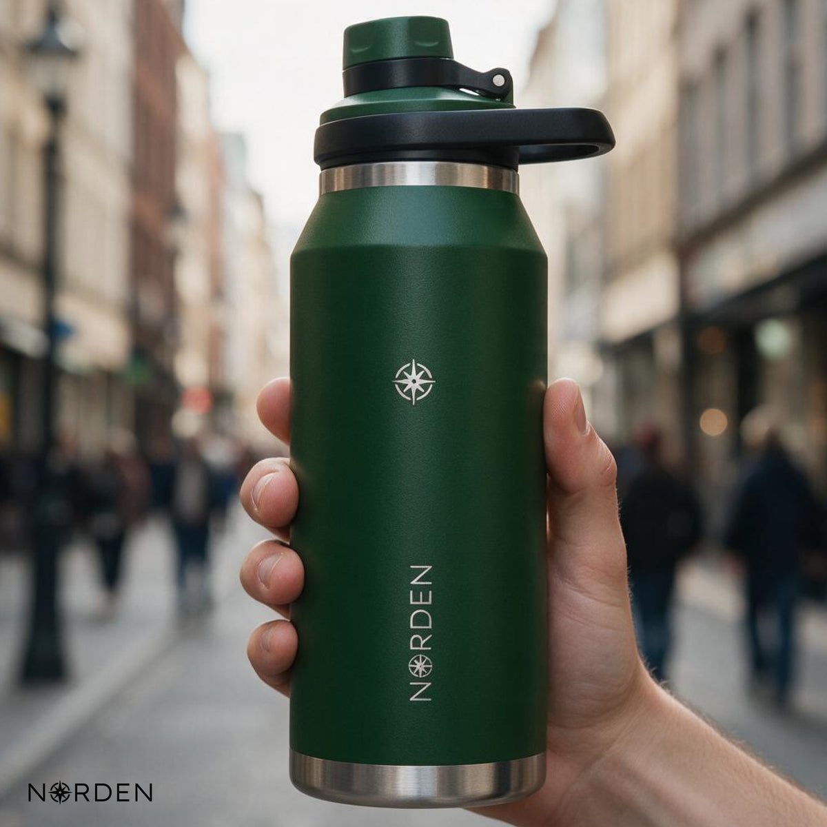 Botella Térmica Acero Inox Green 1000 ml Norden 1 un